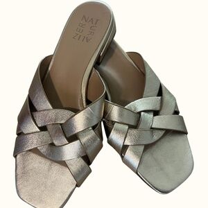 Naturalizer Gold Heeled Sandals